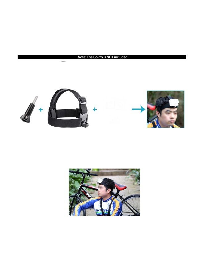 Ozone 17-Piece Action Camera Accessory Bundles Black - Image 5