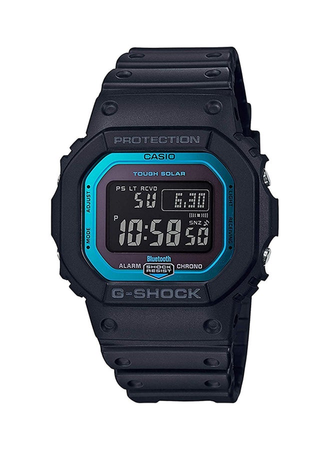 كاسيو ساعة يد رقمية بسوار من الراتينج طراز GW-B5600-2DR للرجال - Image 1