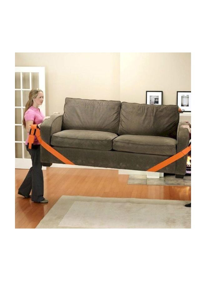 Furniture Lifting Belt Strap Orange/Black  - Image 4