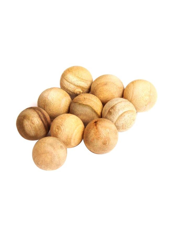 Pack Of 10 Naphthalene Balls Beige
