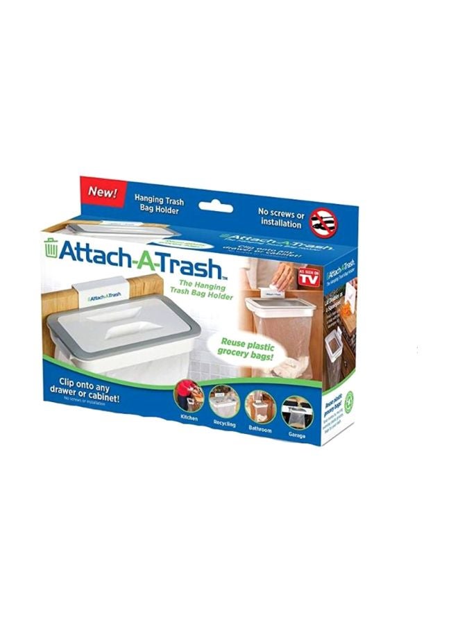 Generic Attach-A-Trash Bag Holder White  - Image 2