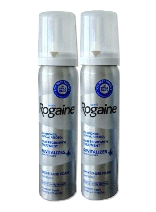 Rogaine 2-Piece Minoxidil Topical Hair Regrowth Treatment Set