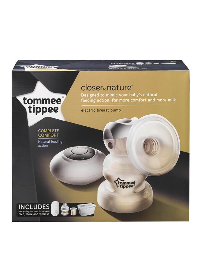 tommee tippee - Closer To Nature Electric Breast Pump Kit - White/Clear - Image 1