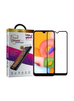 yopah Tempered Glass Screen Protector For Samsung Galaxy A01 Black/Clear  - Image 1