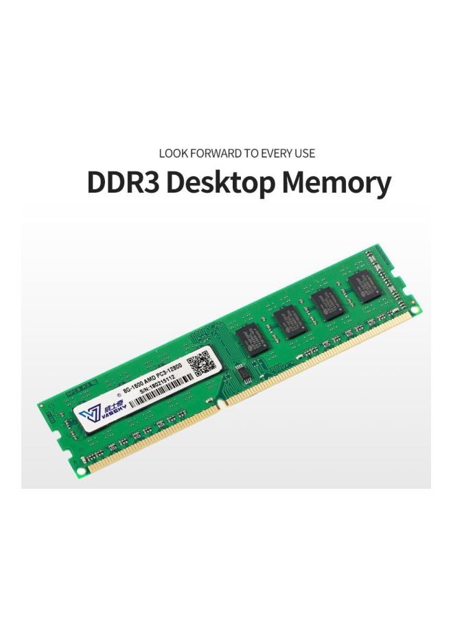 فاسكي بطاقة ذاكرة وصول عشوائي DDR3 PC3-12800 ذهب أخضر - Image 4