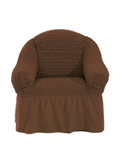 One Seater Sofa Cover Brown 110x100x100cm