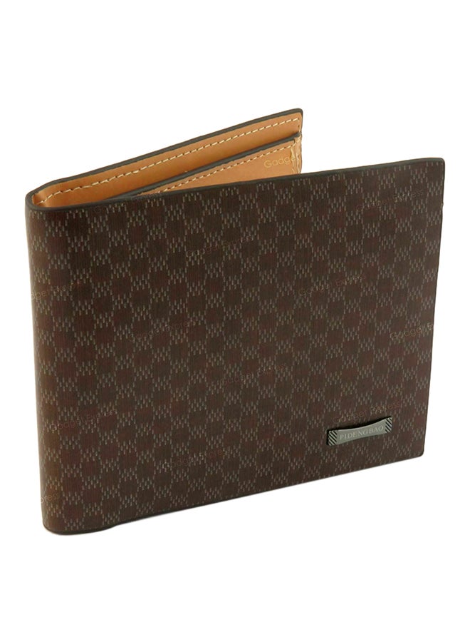 Pidengbao - Leather Bifold Wallet Brown - Image 1