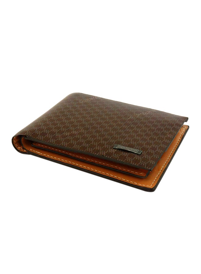Pidengbao - Leather Bifold Wallet Brown - Image 1