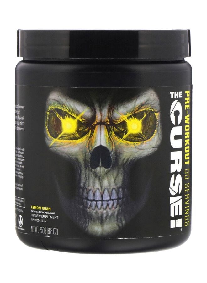 The Curse Pre Workout Dietary Supplement - Lemon Rush - Image 1