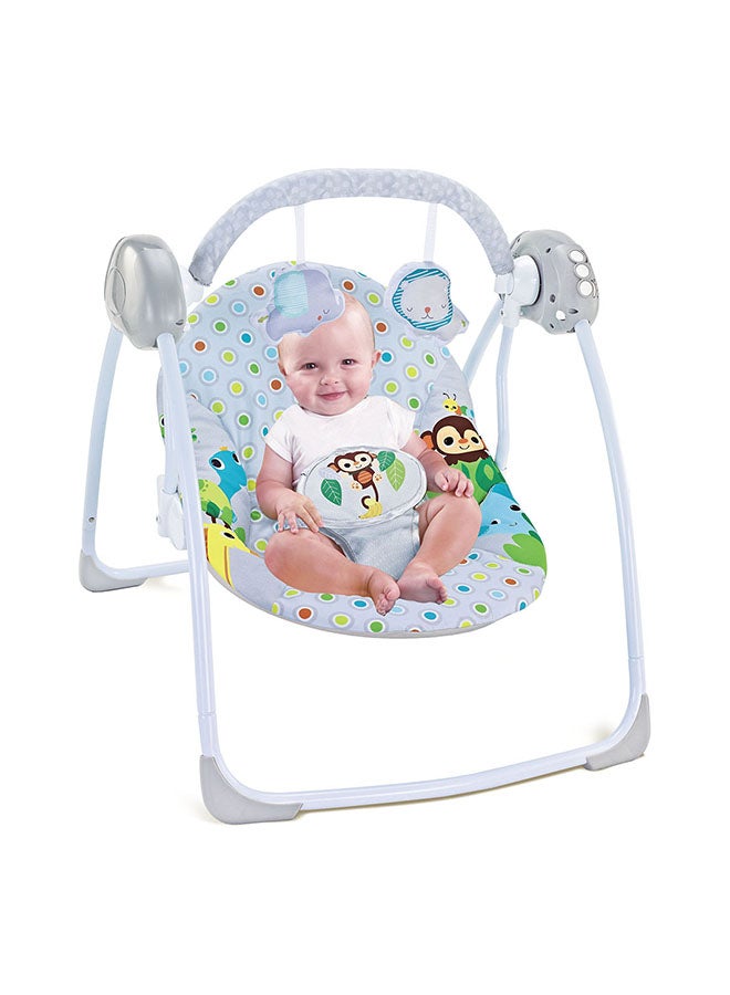 Baby love Battery Operated Compact Folding Soft and Comfortable Bbay Swing  - Image 2