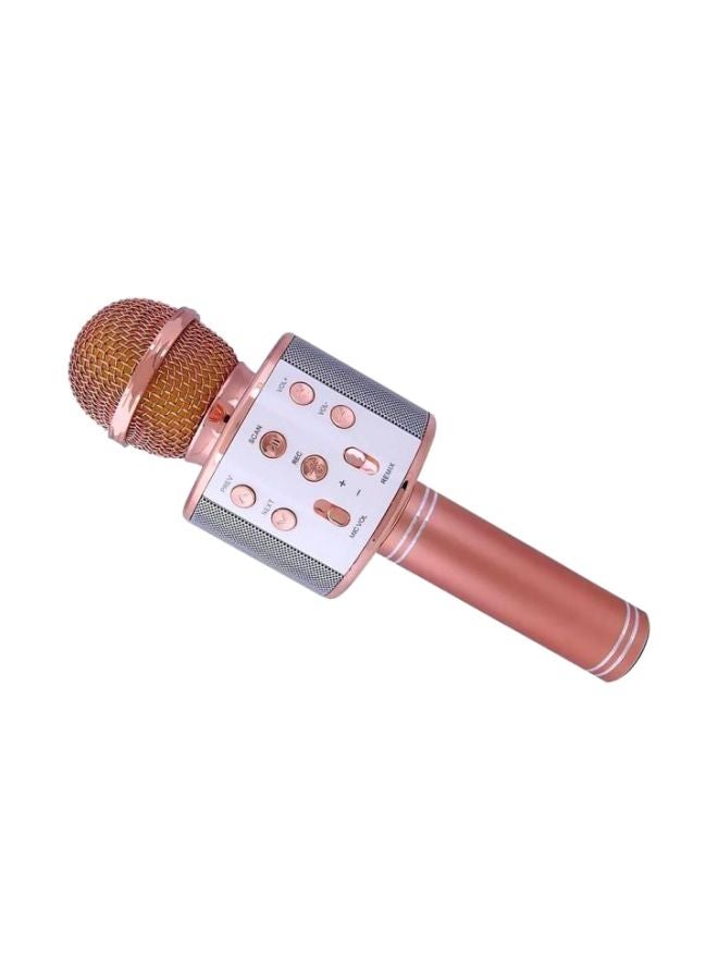 Handheld Wireless Microphone 858 Rose Gold