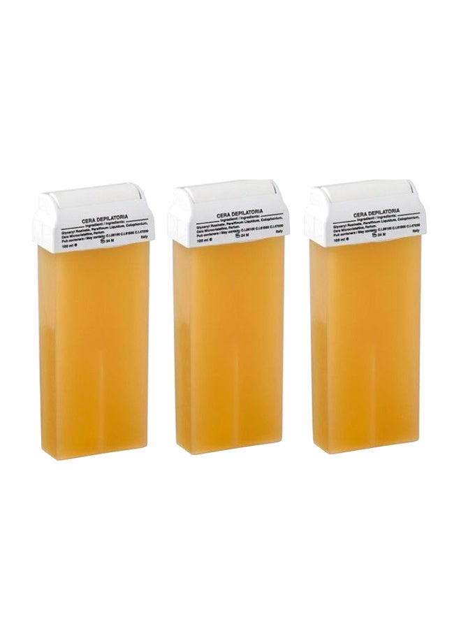 Generic 3-Piece Honey Wax Cartridge Yellow 100ml 