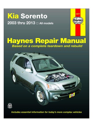 Kia Sorento, '03-'13 paperback english - 01-Oct-13 - v1584090901/N35573992A_1