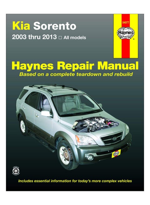 Kia Sorento, '03-'13 paperback english - 01-Oct-13