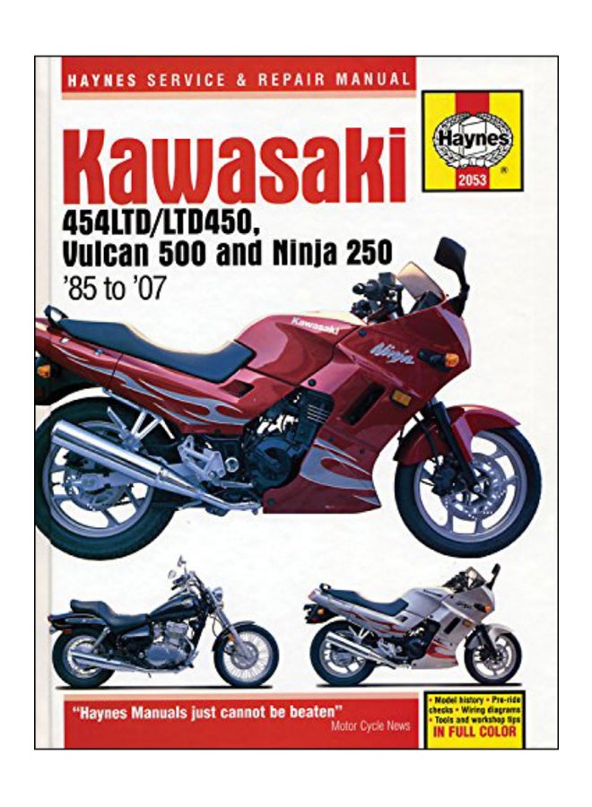 null - Kawasaki 454Ltd/Ltd450, Vulcan 500 Ninja 250 '85 To '07 paperback english - 20-Jul-16 - Image 1