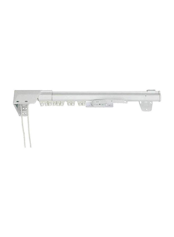 Generic - Corded Adjustable Curtain Rail Silver 2meter - Image 1