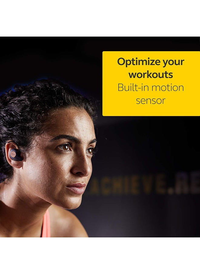Jabra - Elite Active 65t Earbuds – Passive Noise Isolating Bluetooth Sports Earphones with Motion Sensor For Fitness Tracking – True Wireless Calls and Music Copper Blue - Image 1