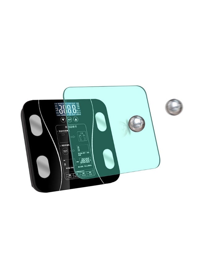 Generic - Body Fat Intelligent Electronic Weight Scale Pink 32.50x4.50x32.50cm - Image 1