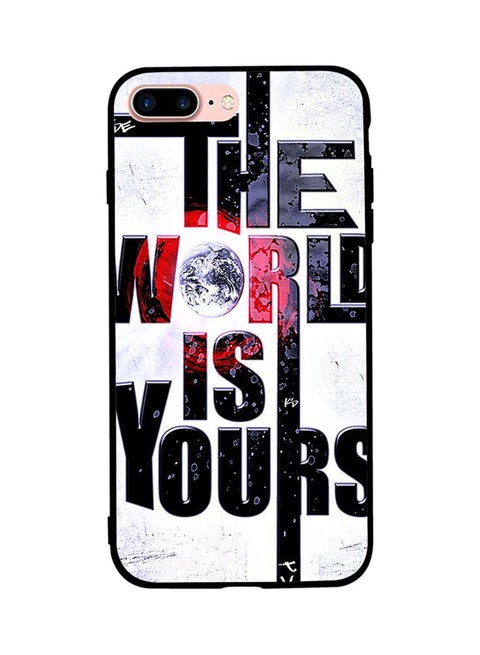 Protective Case Cover For Apple iPhone 7 Plus The World Is Yours