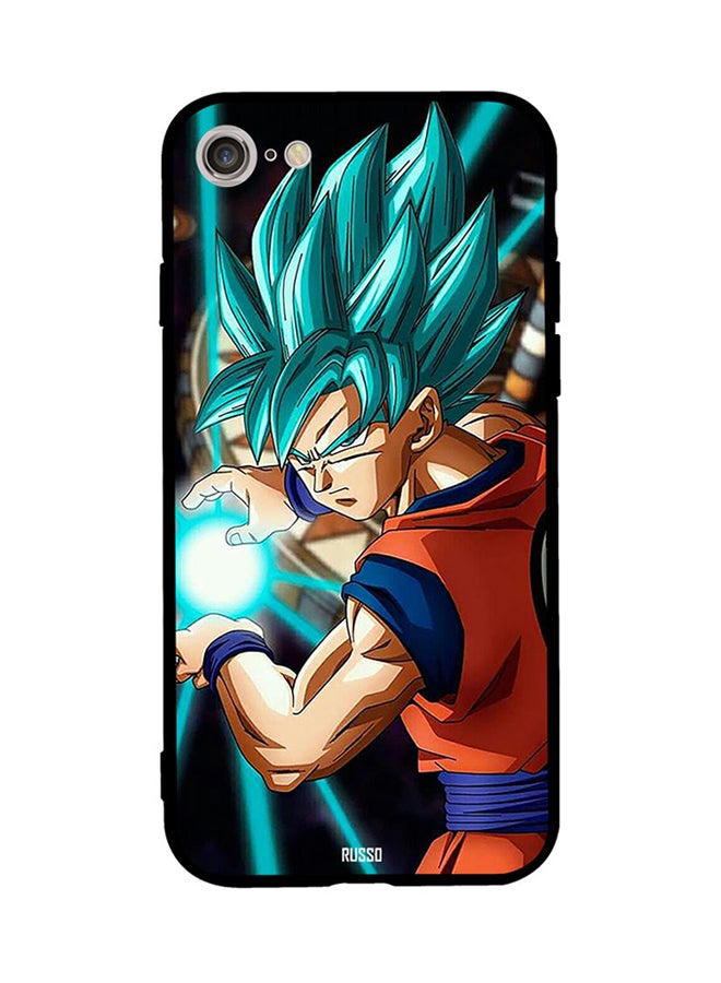 CIELITO Protective Case Cover For Apple iPhone 8 Goku Blue Dragon Ball