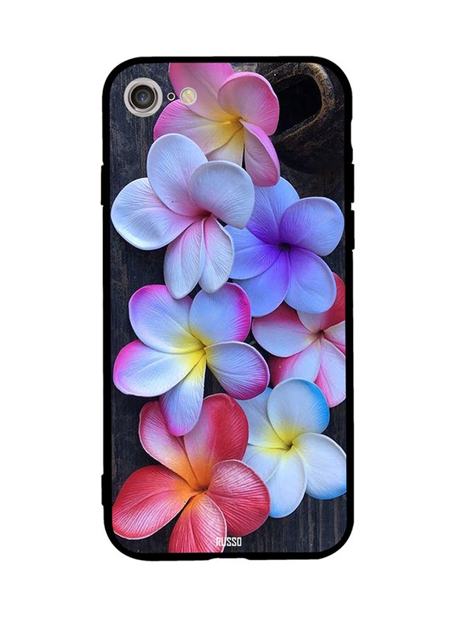 CIELITO Protective Case Cover For Apple iPhone 8 Beautiful Colorful Flowers On Table