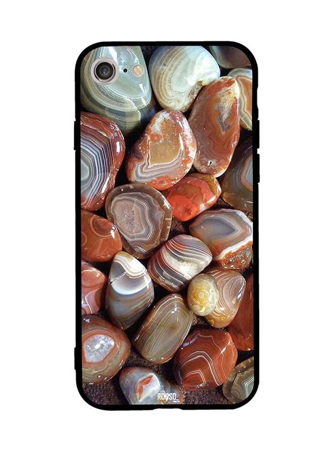 CIELITO Protective Case Cover For Apple iPhone 8 Colorful Pebbles