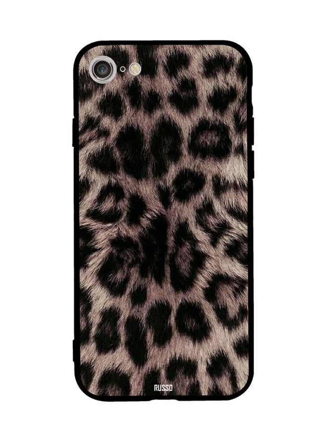 CIELITO Protective Case Cover For Apple iPhone 8 Leopard Skin Pattern