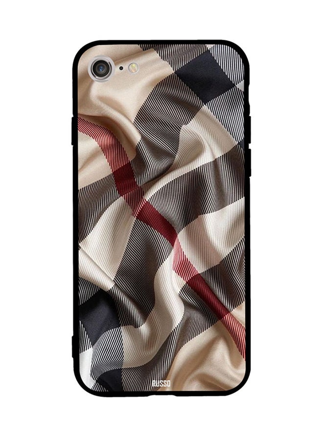 سيليتو غطاء حماية واق لهاتف أبل آيفون 8 تصميم قماش مكرمش