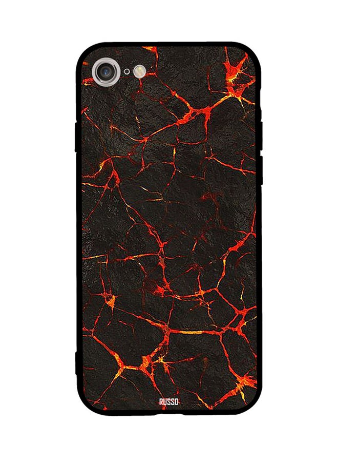 CIELITO Protective Case Cover For Apple iPhone 8 Lava Marble Pattern