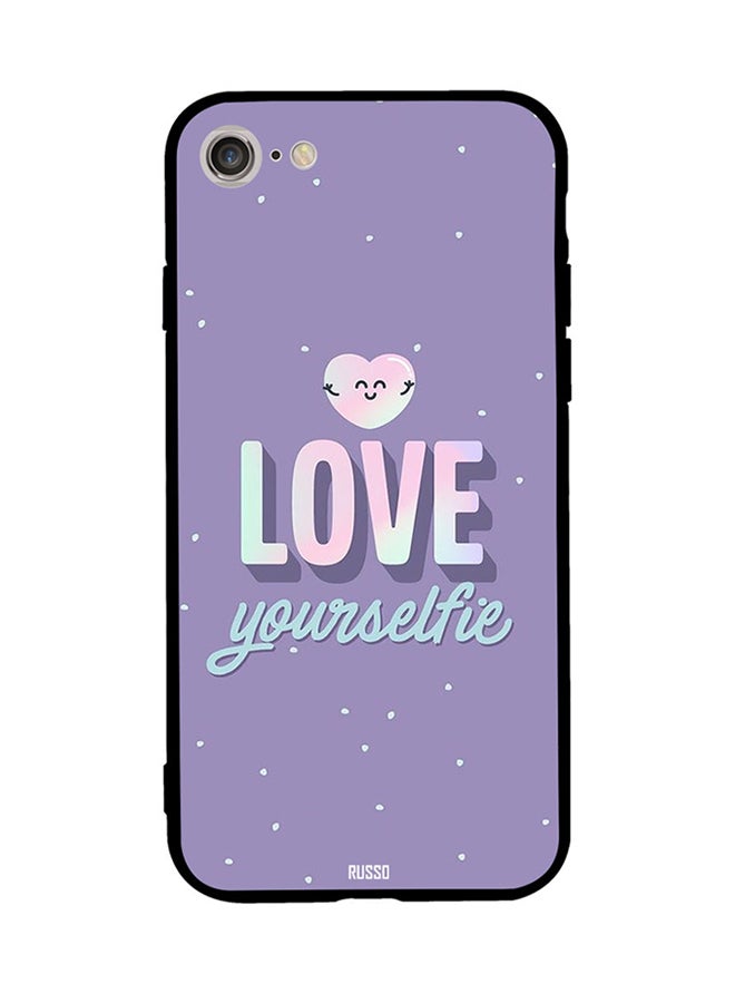 سيليتو غطاء حماية واق لهاتف أبل آيفون 8 عبارة "Love Yourself"