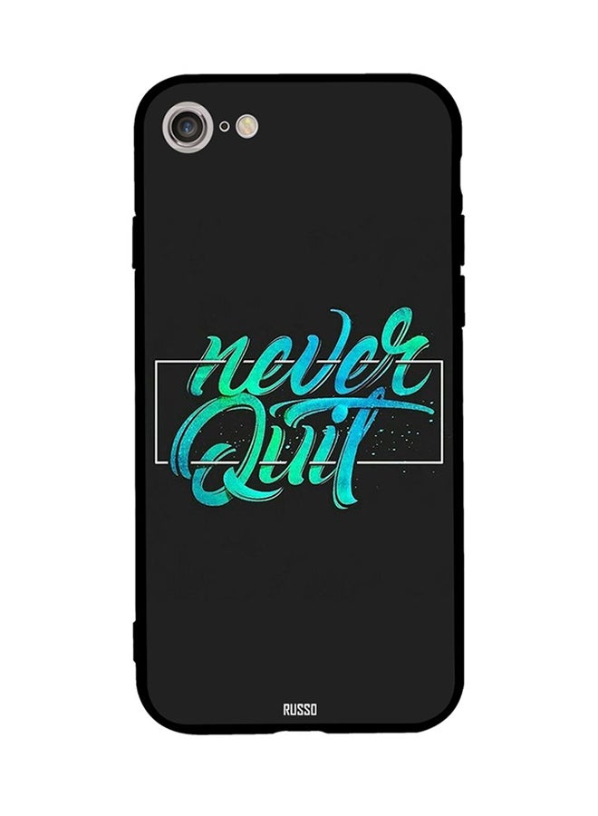 CIELITO Protective Case Cover For Apple iPhone 8 Box Shaped Never Quit 