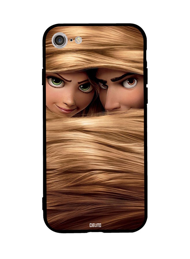 RUSSO Protective Case Cover For Apple iPhone 8 Frozen Movie Girl In Hair
