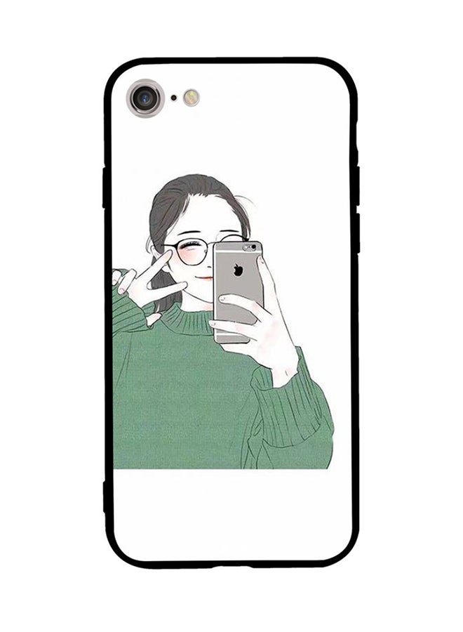 RUSSO Protective Case Cover For Apple iPhone 8 Girl Iphone Selfie