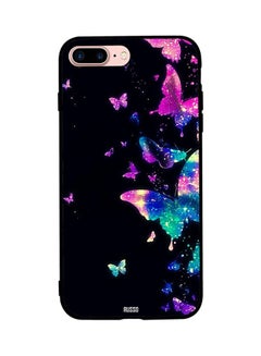 RUSSO Skin Case Cover -for Apple iPhone 8 Plus Cover Beautiful Butterfly Imaginary Colors Cover Beautiful Butterfly Imaginary Colors 