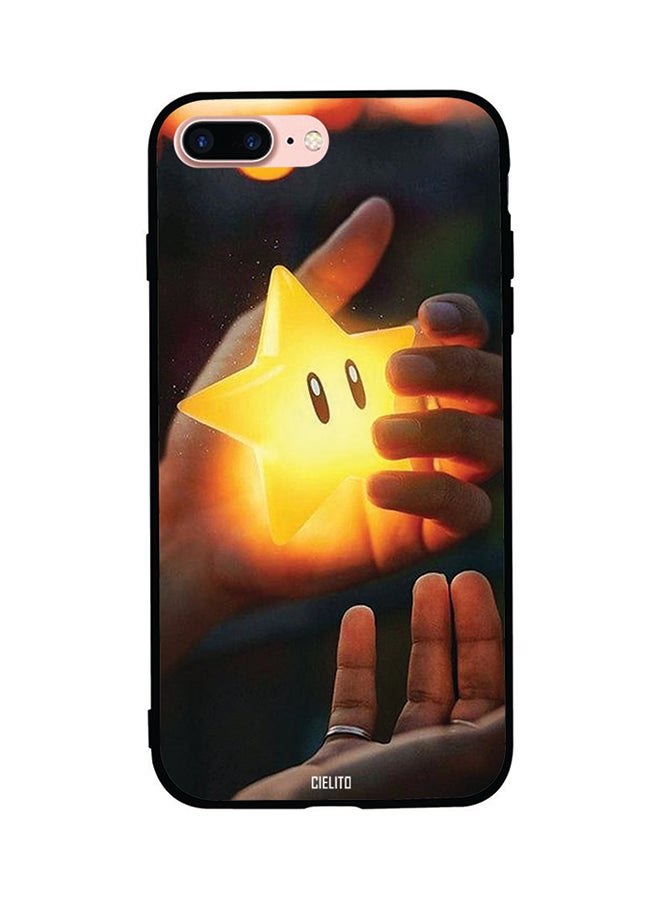 سيليتو Skin Case Cover -for Apple iPhone 8 Plus Cover Holding a Lighting Star in Hand Cover Holding a Lighting Star in Hand