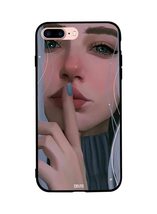 CIELITO Skin Case Cover -for Apple iPhone 8 Plus Cover Girl Be Quit Cover Girl Be Quit