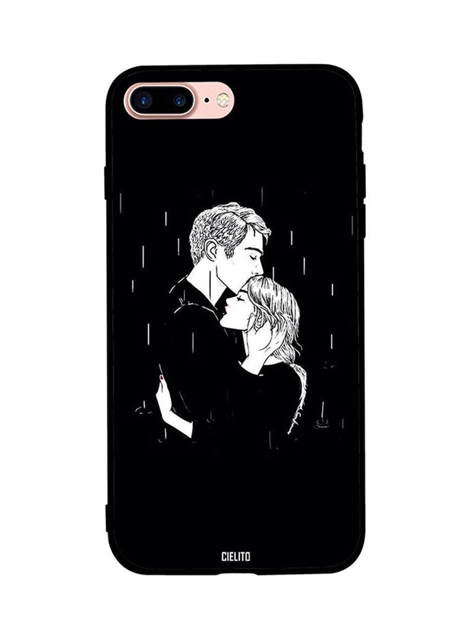 سيليتو Skin Case Cover -for Apple iPhone 8 Plus Black/White Black/White