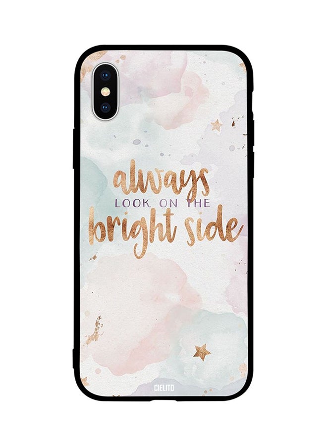 CIELITO Skin Case Cover -for Apple iPhone X Look on The Bright Side Look on The Bright Side