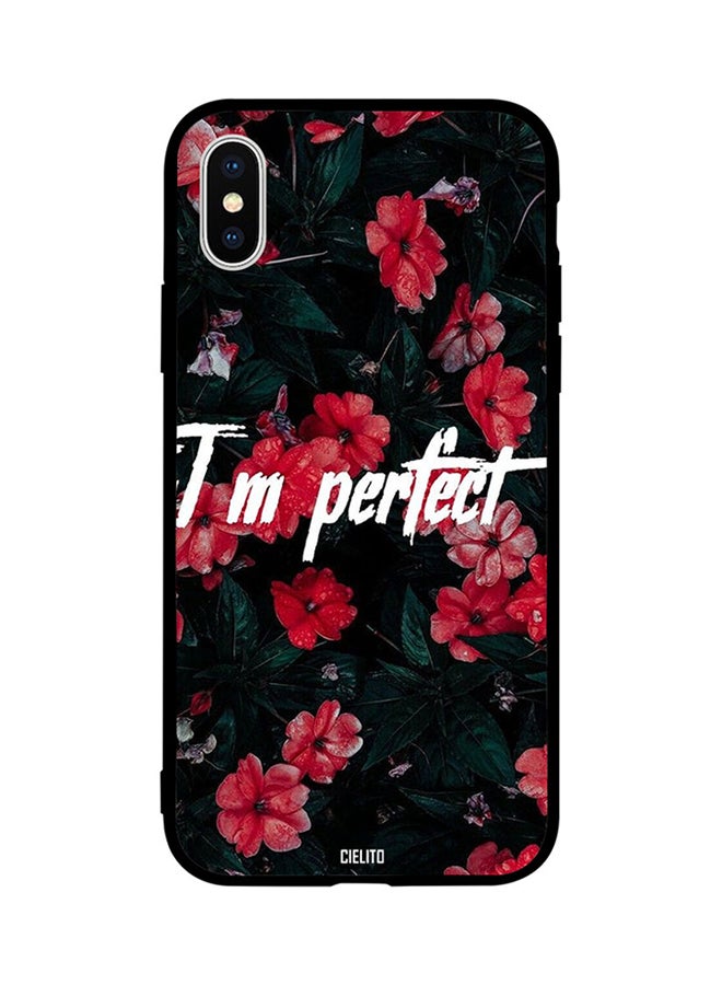 CIELITO Skin Case Cover -for Apple iPhone X I m Perfect I'm Perfect