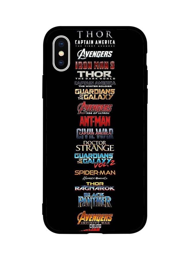 CIELITO Skin Case Cover -for Apple iPhone X All Marvel Movies All Marvel Movies
