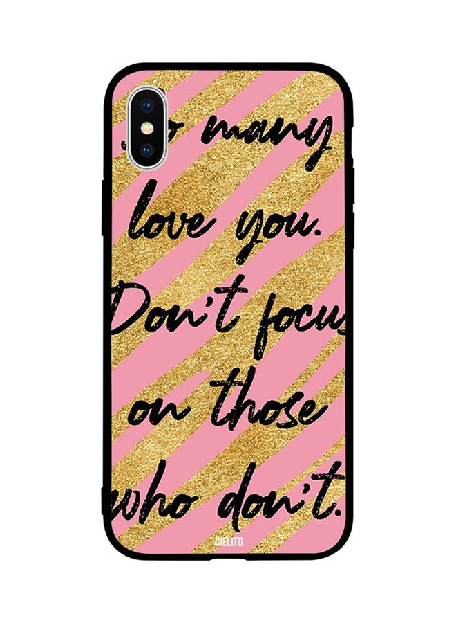 CIELITO Skin Case Cover -for Apple iPhone X So Many Love You So Many Love You