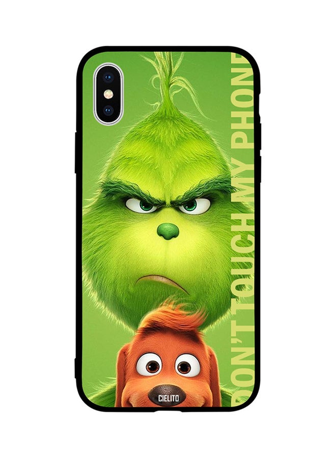 CIELITO Skin Case Cover -for Apple iPhone X Cartoon Dont Touch My Phone Cartoon Dont Touch My Phone