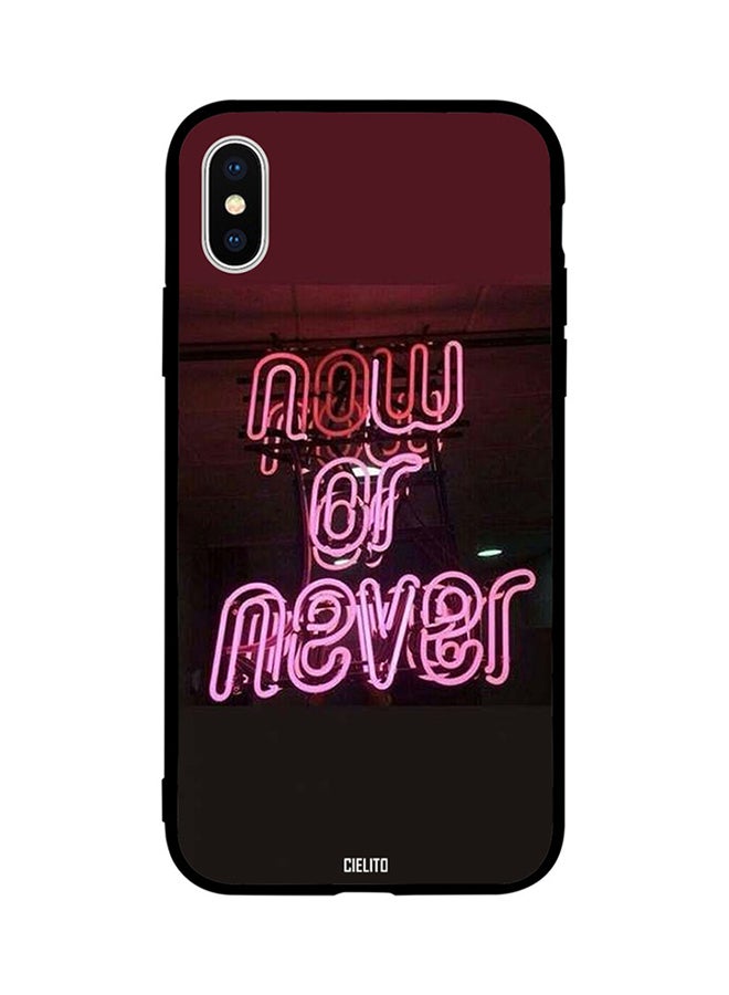 CIELITO Skin Case Cover -for Apple iPhone X Now or Never Now or Never