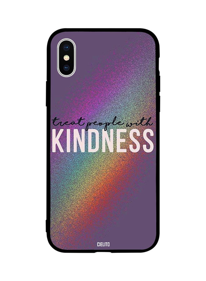 CIELITO Skin Case Cover -for Apple iPhone X Treat With Kindness Treat With Kindness