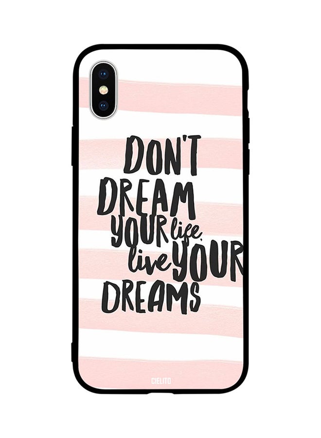 CIELITO Skin Case Cover -for Apple iPhone X Live Your Life Live Your Life