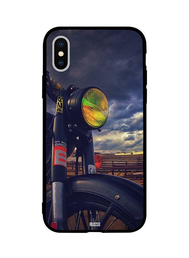 CIELITO Protective Case Cover For Apple iPhone XS Bullet Bike