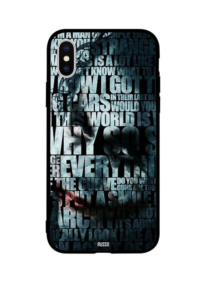 CIELITO Protective Case Cover For Apple iPhone XS Joker Behind The Words