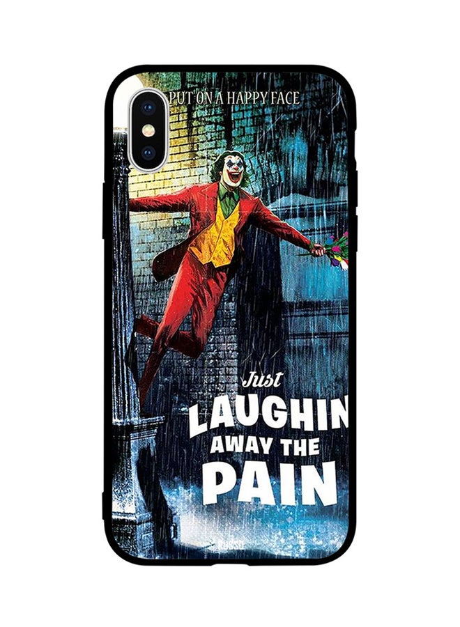 CIELITO Protective Case Cover For Apple iPhone XS Just Laughing Away The Pain