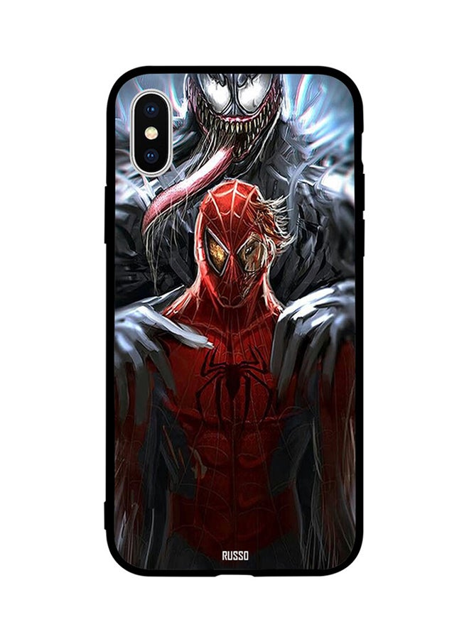 Protective Case Cover For Apple iPhone XS Venom And Spiderman - v1584103994/N35380460A_1