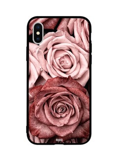 Protective Case Cover For Apple iPhone XS Beautiful Pink Roses